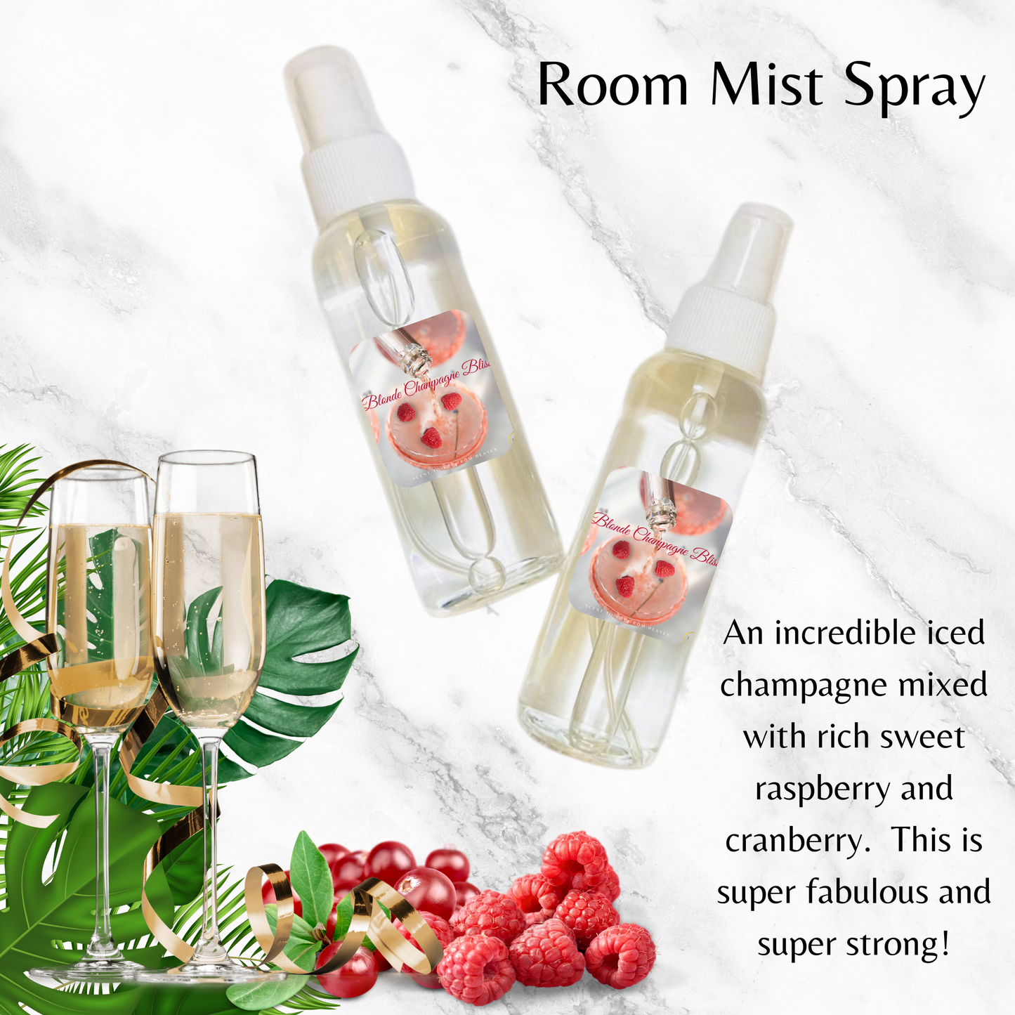 Blonde Champagne Bliss Room Mist Spray