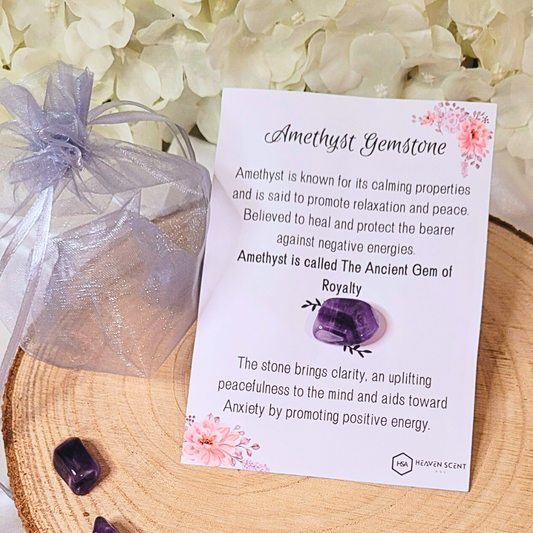 Genuine Amethyst Gemstone Keepsake