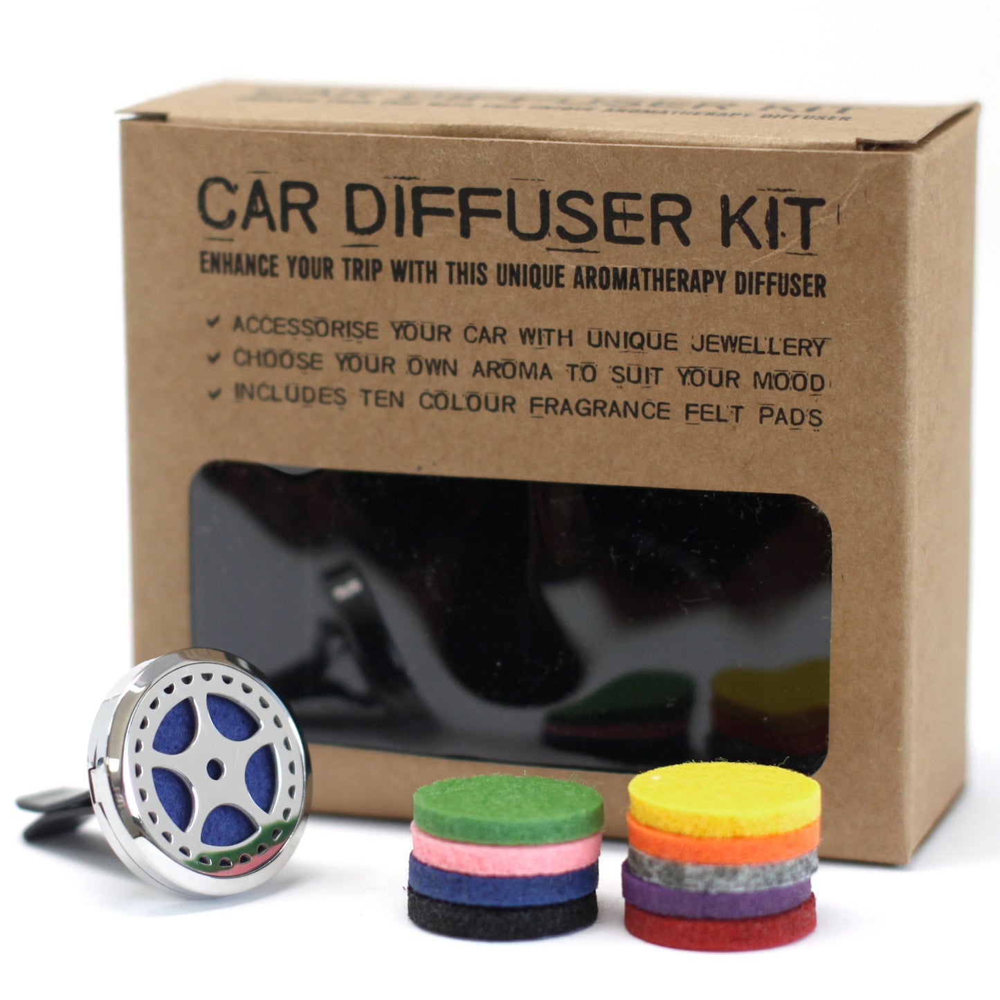 Auto Wheel Aromatherapy Car Diffuser Kit