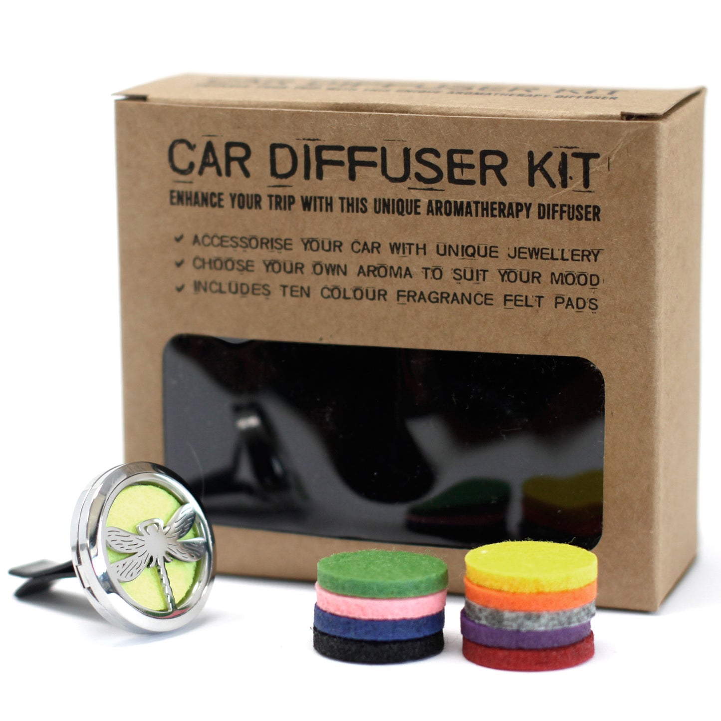 Dragonfly Aromatherapy Car Diffuser Kit