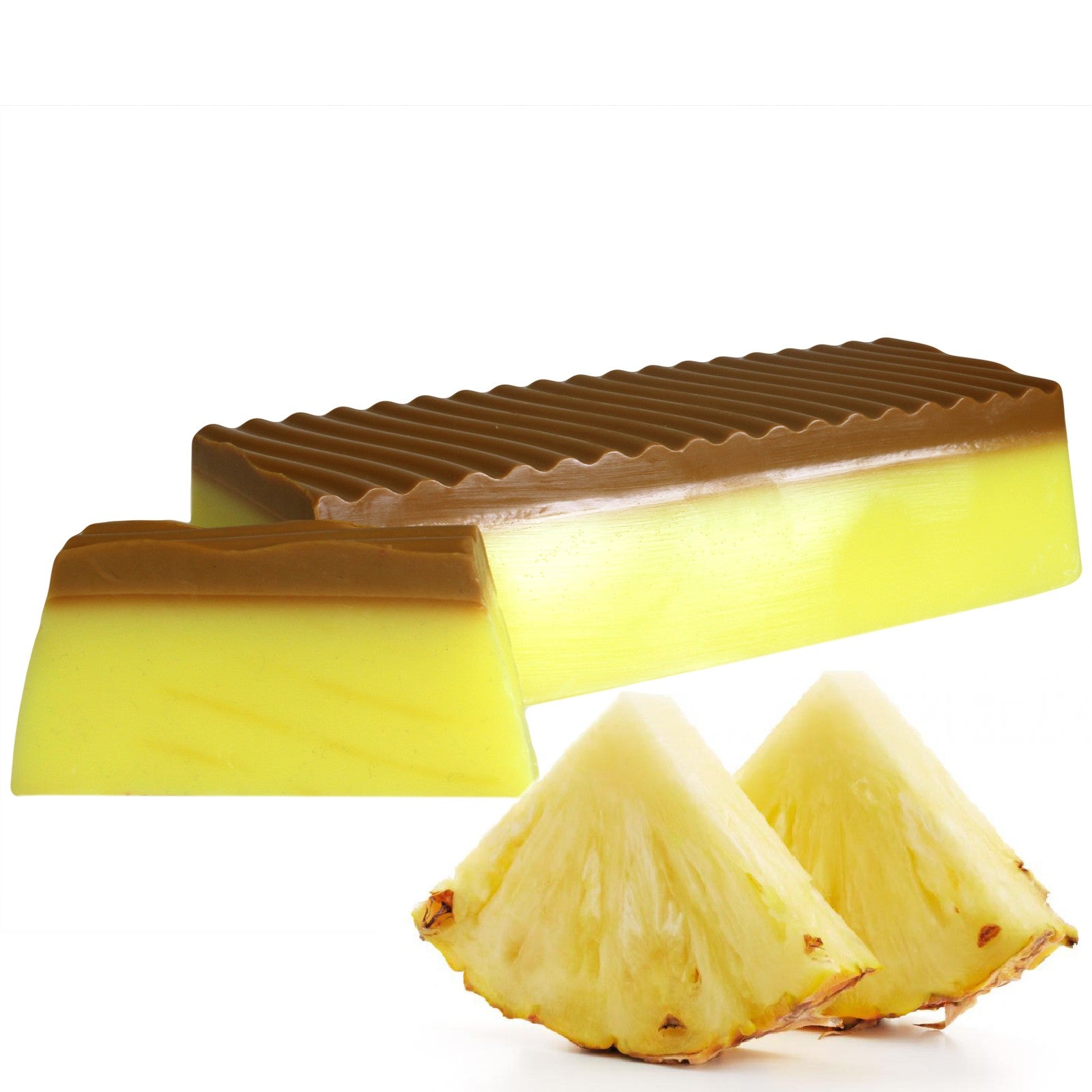Pineapple is a classic tropical fruit and a common ingredient in exotic fruity cocktails. The fragrance is so fresh and juicy that you'll almost feel like you're bathing on an island paradise, holding a nice cocktail. Aloha! Our tropical fruit scents Soap products will leave your hands, body and soul feeling cleansed, nourished and moisturised. Great for Christmas gifts, Birthday presents,
