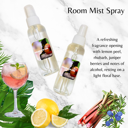 Rhubarb Gin Room Mist Spray