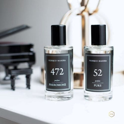 No52 is described as a catchy and spirited fragrance. This fragrance inspired by to Hugo Boss Boss

Vegan Friendly

Fragrance Notes:

Head: Apple, Bergamot, Mint

Heart: Jasmine, Geranium, Lavender

Base: Cinnamon, Clove, Musk