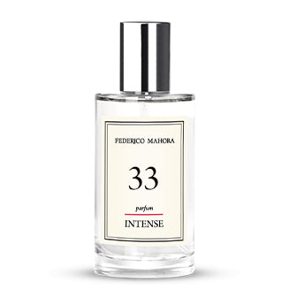 No33 is described as a refreshing and joyful fragrance. This fragrance is similar to D&G Light Blue. This is a beautiful fresh scent.    Fragrance Notes:  Head: Mango, Sicilian Lemon, Apple  Heart: Jasmine, Bamboo, White Rose  Base: Cedar, Ambergris  Go intense! Enjoy your favourite fragrance for an unbelievably long time!
