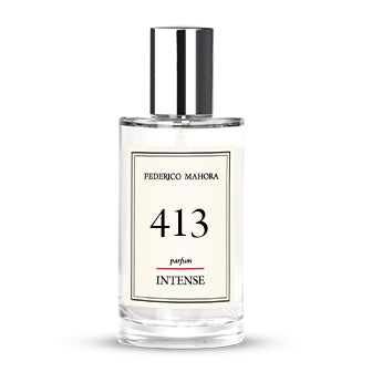 No413 is described as a very sweet and slightly flirtatious fragrance. This fragrance is similar to Lancome - La Vie Est Belle.    Fragrance Notes:  Head: Blackcurrant, Pear  Heart: Iris, Jasmine, Orange Blossom  Base: Chocolate Pralines, Patchouli, Vanilla  Go intense! Enjoy your favourite fragrance for an unbelievably long time!  Capacity: 50ml 