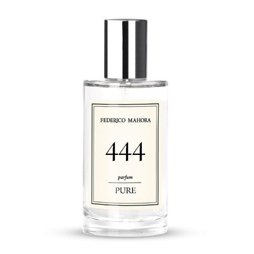 No444 is described as a tempting and surprising fragrance. This fragrance is similar to D&G The Only One.  Fragrance Notes:  Head: Bergamot, Pear, Sweet Orange  Heart: Rose, Iris, Violet, Ylang-Ylang  Base: Vanilla, Musk, Patchouli, Coffee  Capacity: 50ml 