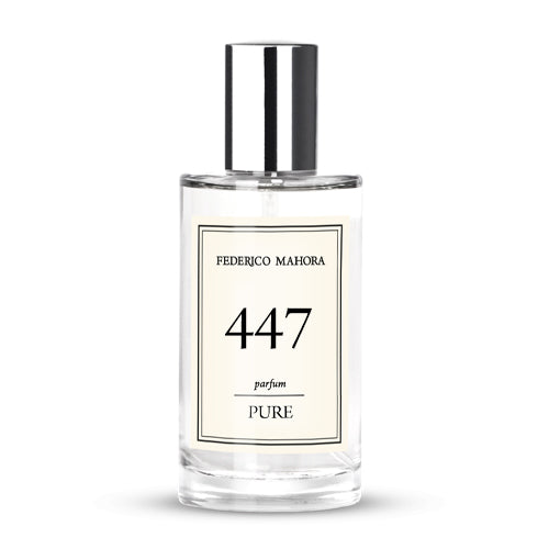 No447 is described as a elegant, classic and balanced fragrance. This fragrance is similar to Chloe Nomade. Would make the perfect gift.   Fragrance Notes:  Head: Patchouli, Green Apple, Bergamot, Lemon, Pink Pepper  Heart: Sandalwood, Rose, Musk  Base: Peach, Blackcurrant, Lily, Ylang-Ylang, Amber  Capacity: 50ml 